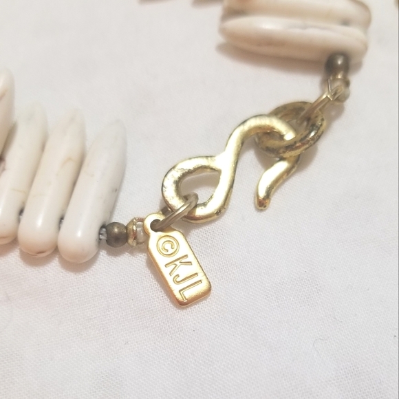 KJL Egyptian Revival Runway Cleopatra Spiked Necklace - Picture 7 of 9